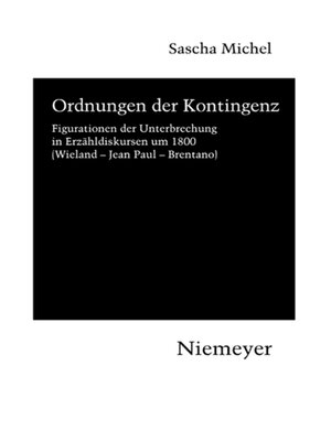 cover image of Ordnungen der Kontingenz